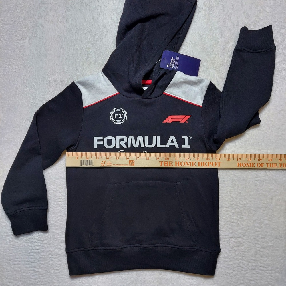 Formula 1 Hoodie Kids XS 6/7 Black New Miami 2025 Racing Division Graphic F1 - Picture 3 of 9
